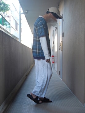 「Lightning Bolt（ライトニングボルト）のアイテム」を使った、ひいらぎさん（メンズ・166cm）の春コーディネート