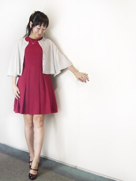 「ALBERTA FERRETTI（アルベルタフェレッティ）のアイテム」を使った、komikaさん（レディース・159cm）の冬コーディネート