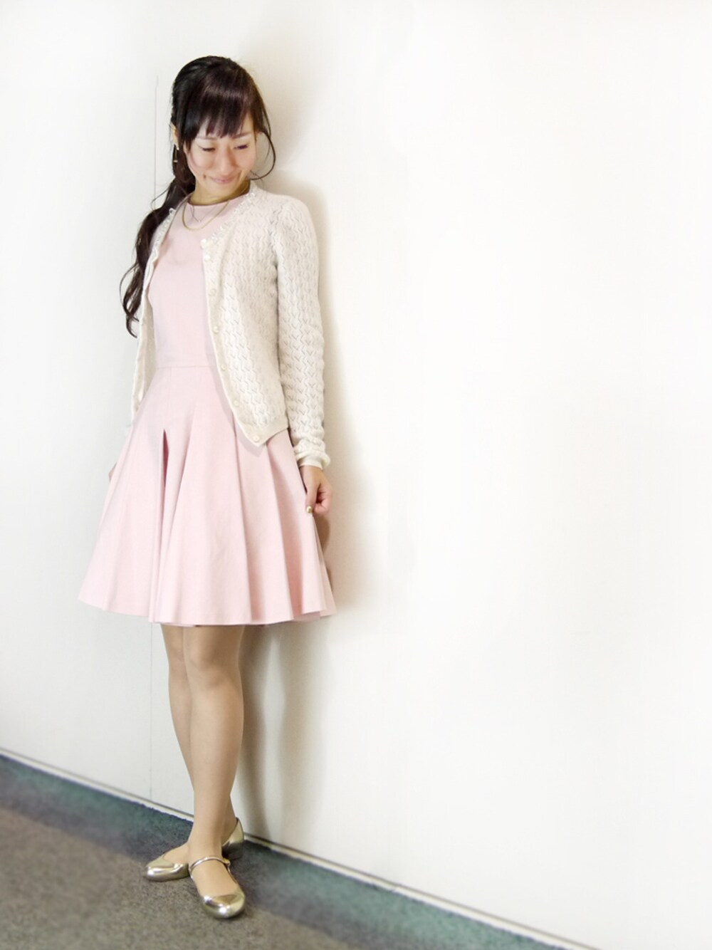 RED VALENTINOのワンピース（ピンク系）を使った人気ファッション