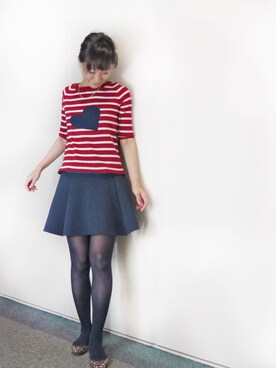 「TWIN-SETのアイテム」を使った、komikaさん（レディース・159cm）の春コーディネート