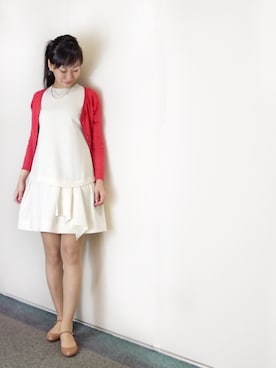 「FOXEY（フォクシー）のアイテム」を使った、komikaさん（レディース・159cm）の春コーディネート