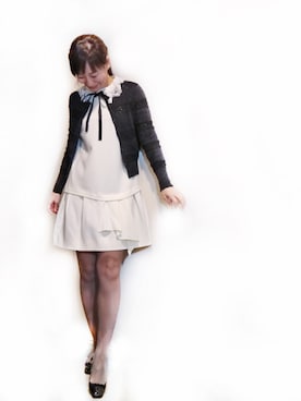 「FOXEY（フォクシー）のアイテム」を使った、komikaさん（レディース・159cm）の春コーディネート