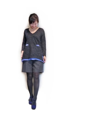 「STEFANEL（ステファネル）のアイテム」を使った、komikaさん（レディース・159cm）の春コーディネート