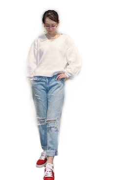 「rag & bone（ラグアンドボーン）のアイテム（パンツ）」を使った、komikaさん（レディース・159cm）の春コーディネート