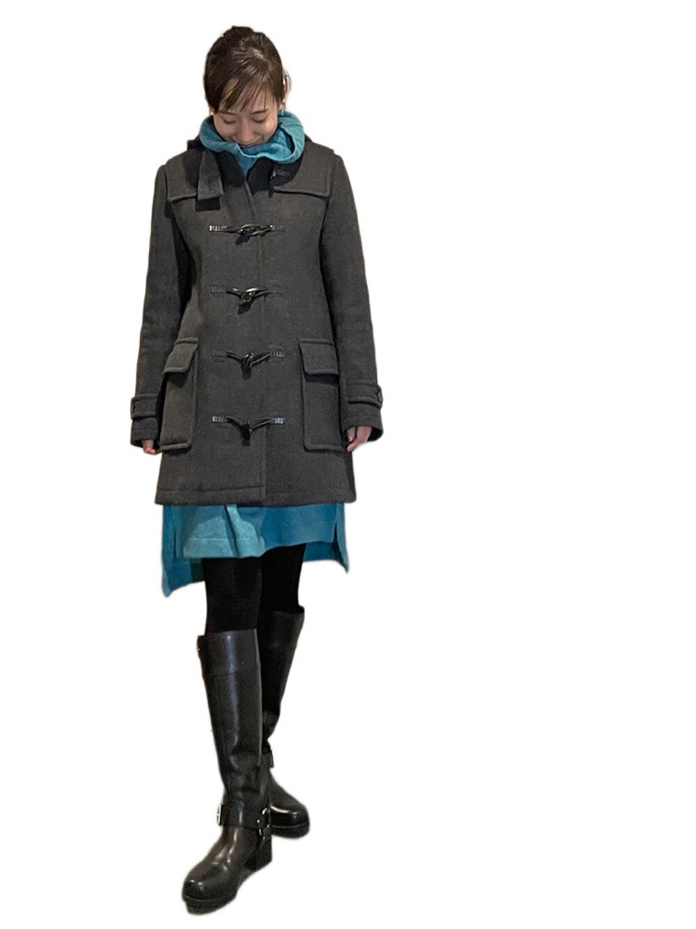 ルシアンペラフィネ     ダッフルコート ルシアン ペラフィネ24年秋冬、“スカル”付きダッフルコート