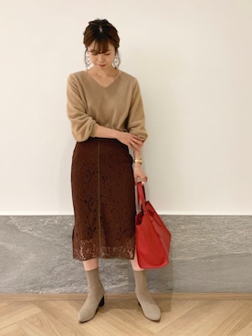 Eriさん（レディース・158cm）の冬コーディネート