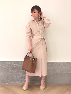 「オンオフ兼用」｜Eriさん（レディース・158cm・20代）の春コーディネート