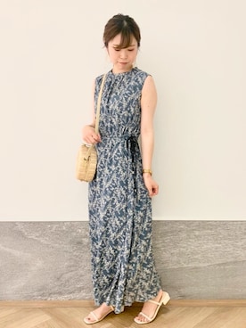 「アイテム（イヤリング）」を使った、Eriさん（レディース・158cm・20代）の夏コーディネート