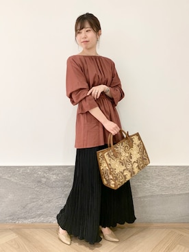 「アイテム（イヤリング）」を使った、Eriさん（レディース・158cm・20代）の夏コーディネート
