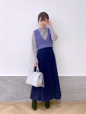 Eriさん（レディース・158cm）の冬コーディネート