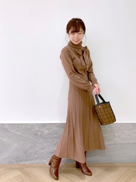 Eriさん（レディース・158cm）の冬コーディネート