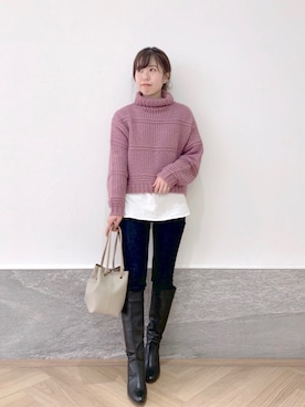 Eriさん(レディース・158cm)の冬コーディネート