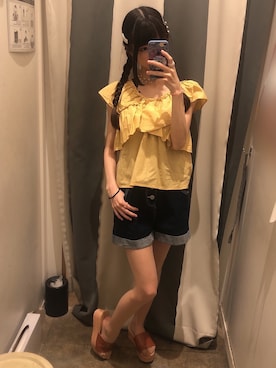 𝓎さん（レディース・155cm）の夏コーディネート