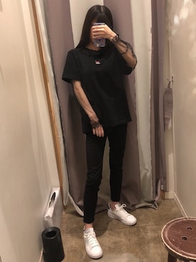 𝓎さん（レディース・155cm）の夏コーディネート