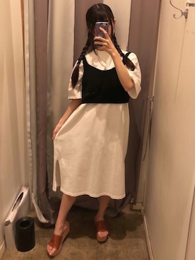 𝓎さん（レディース・155cm）の夏コーディネート