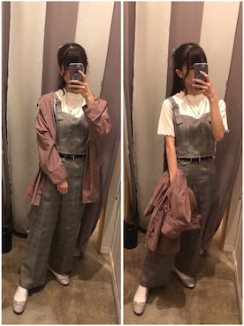 𝓎さん（レディース・155cm）の秋コーディネート