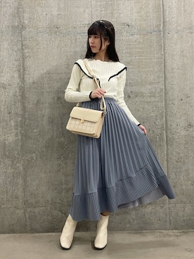 𝓎さん（レディース・155cm）の冬コーディネート