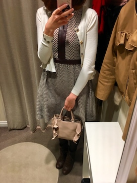 「autumn look」｜「アイテム（ジャケット/アウター）」を使った、🌼𝓀𝒶ℴ𝓇𝓊🌼さん（レディース・168cm）の秋コーディネート
