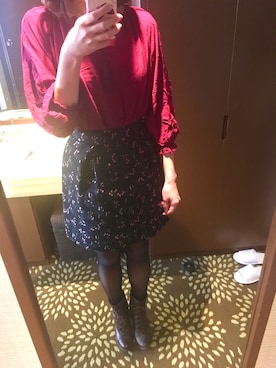 「autumn look」｜「アイテム（ブーツ）」を使った、🌼𝓀𝒶ℴ𝓇𝓊🌼さん（レディース・168cm）の冬コーディネート