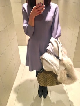 「DIANA」｜「アイテム（ダッフルコート）」を使った、🌼𝓀𝒶ℴ𝓇𝓊🌼さん（レディース・168cm）の冬コーディネート