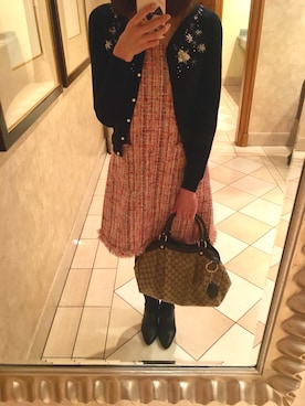 「DIANA」｜「アイテム（ブーティ）」を使った、🌼𝓀𝒶ℴ𝓇𝓊🌼さん（レディース・168cm）の春コーディネート
