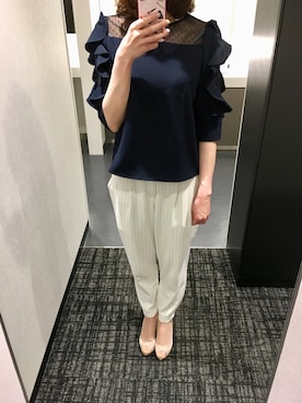 「DIANA」｜「アイテム（パンツ）」を使った、🌼𝓀𝒶ℴ𝓇𝓊🌼さん（レディース・168cm）の春コーディネート