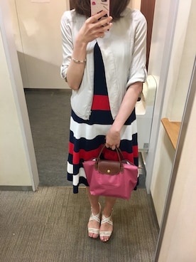 「DIANA」｜「アイテム（ブルゾン）」を使った、🌼𝓀𝒶ℴ𝓇𝓊🌼さん（レディース・168cm）の夏コーディネート