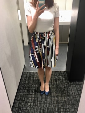 「summer style」｜「アイテム（パンプス）」を使った、🌼𝓀𝒶ℴ𝓇𝓊🌼さん（レディース・168cm）の夏コーディネート