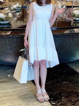 「DIANA」｜「アイテム（アクセサリー）」を使った、🌼𝓀𝒶ℴ𝓇𝓊🌼さん（レディース・168cm）の夏コーディネート