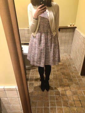 「Dior」｜「アイテム（腕時計）」を使った、🌼𝓀𝒶ℴ𝓇𝓊🌼さん（レディース・168cm）の冬コーディネート