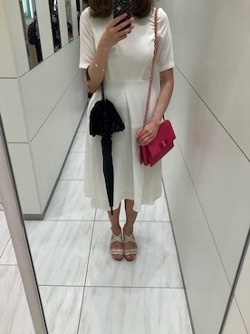 「DIANA」｜「アイテム（アクセサリー）」を使った、🌼𝓀𝒶ℴ𝓇𝓊🌼さん（レディース・168cm）の夏コーディネート