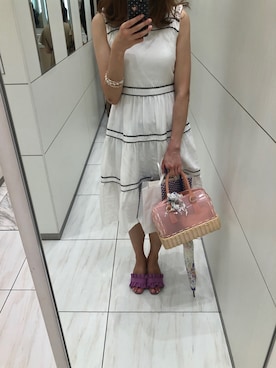 「アベニールエトワール」｜「アイテム（ワンピース/ドレス）」を使った、🌼𝓀𝒶ℴ𝓇𝓊🌼さん（レディース・168cm）の秋コーディネート