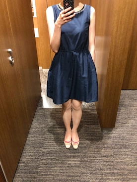 「アベニールエトワール」｜「アイテム（ワンピース/ドレス）」を使った、🌼𝓀𝒶ℴ𝓇𝓊🌼さん（レディース・168cm）の秋コーディネート