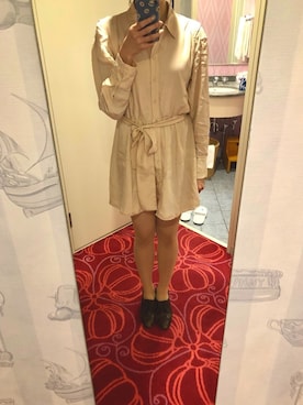 「autumn look」｜「アイテム（シャツワンピース）」を使った、🌼𝓀𝒶ℴ𝓇𝓊🌼さん（レディース・168cm）の秋コーディネート