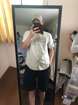 「STETSON（ステットソン）のアイテム（キャップ）」を使った、massanさん（メンズ・188cm）の夏コーディネート