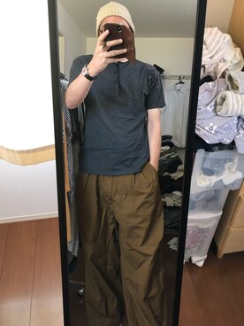 「sunnyclouds」｜massanさん（メンズ・188cm）の夏コーディネート