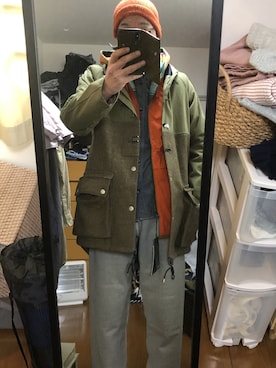 「element」｜massanさん（メンズ・188cm）の冬コーディネート