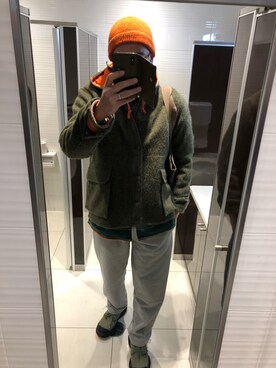 「element」｜massanさん（メンズ・188cm）の冬コーディネート