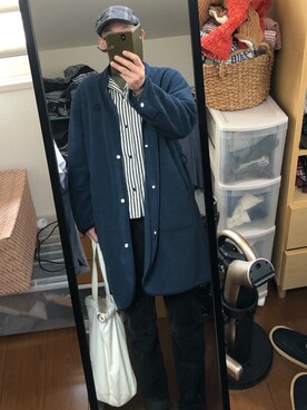 「sunny clouds」｜massanさん（メンズ・188cm）の春コーディネート