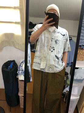 「sunnyclouds」｜massanさん（メンズ・188cm）の春コーディネート