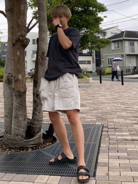 「古着好きな人と繋がりたい」｜akiraさん（メンズ・165cm）の夏コーディネート