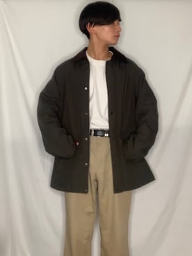 「チノ」｜「アイテム（ジャケット/アウター）」を使った、DAICHIさん（メンズ・169cm）の冬コーディネート