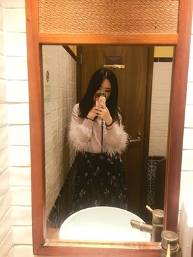 「WILL（ウィル）のアイテム（トップス）」を使った、Elaine さん（レディース・165cm）の春コーディネート