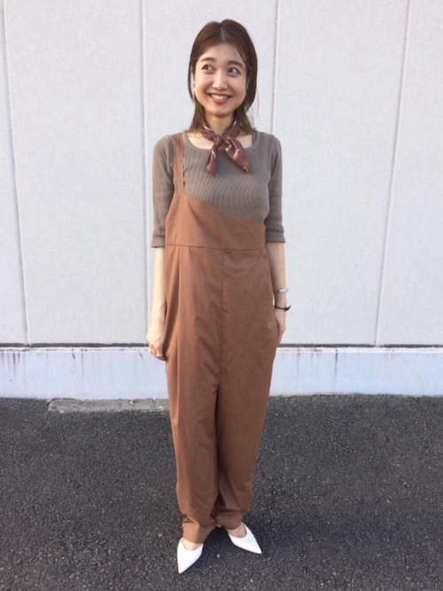 ビューティ ユース ユナイテッドアローズ 長崎店久保田 詩織さんのサロペット オーバーオールを使ったコーディネート Zozotown