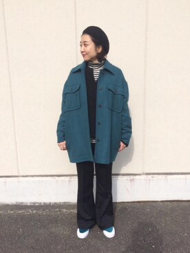 久保田 詩織さん(レディース・160cm)の冬コーディネート