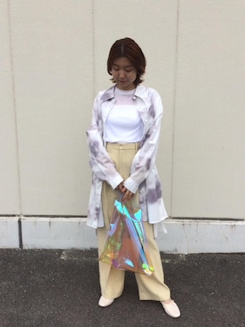 久保田 詩織さん（レディース・160cm）の春コーディネート