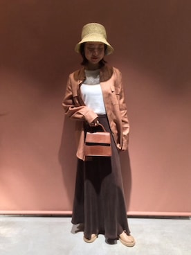 久保田 詩織さん（レディース・160cm）の春コーディネート