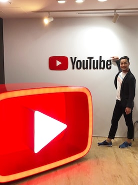 「youtube」｜前田  康輔さん（メンズ・183cm）の冬コーディネート