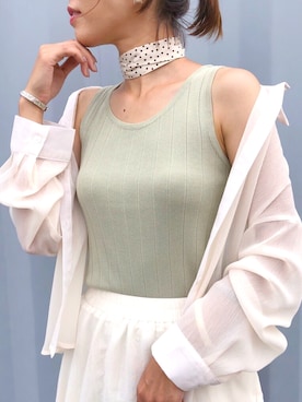 「CLEA（クレア）のアイテム（財布/小物）」を使った、mocoさん（レディース・165cm）の夏コーディネート