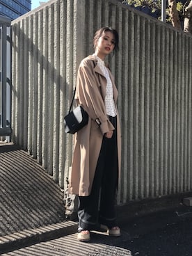「ポシェット」｜MOUSSY OFFICIALさん（レディース・167cm）の冬コーディネート